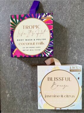 LWYA Body Wash and Polish Two Piece Collection 3 Oz Each